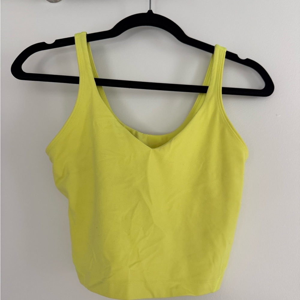 Lululemon Athletica Neon Green Align Top